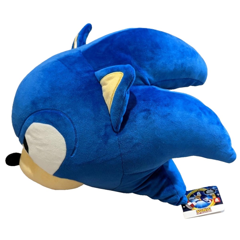 New Club Mocchi Mocchi Large Sonic the Hedgehog Head 14" Character Pillow